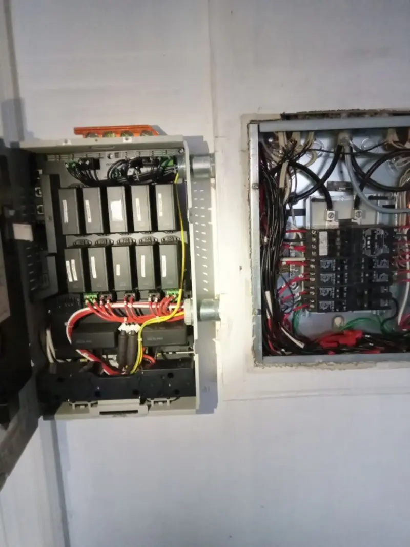 Electrical panel upgrade completed for Security Camera Wiring in Shippensburg